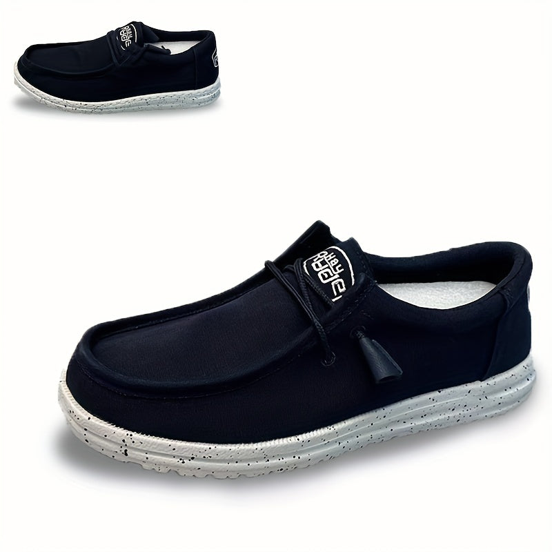 Men's Lightweight Lace-up Loafer Shoes Breathable Non-Slip Summer Shoes