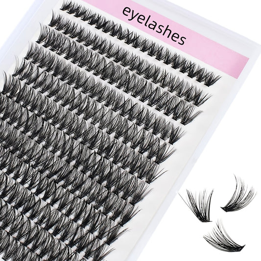 240pcs 40D DIY D Curling Individual Faux Mink False Eyelashes 0 07 9 16mm