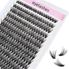 240pcs 40D DIY D Curling Individual Faux Mink False Eyelashes 0 07 9 16mm
