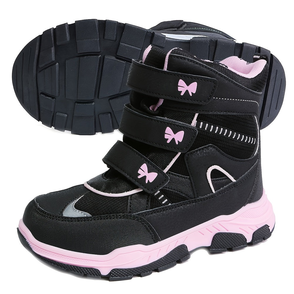 Kids Snow Boots Winter Walking Boots Outdoor Non Slip Climbing Shoes