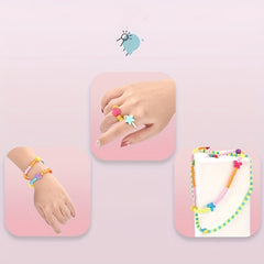DIY Pop Beads Toy Necklace Bracelet Set for Kids