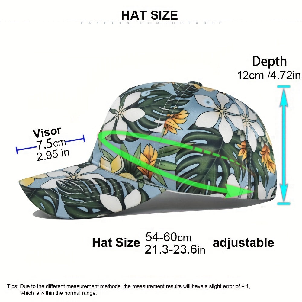 Casual Sunscreen Graffiti Print Baseball Cap Personality Cap Sun Visor