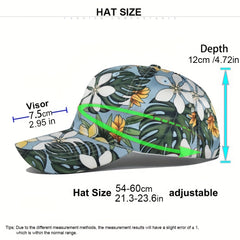 Casual Sunscreen Graffiti Print Baseball Cap Personality Cap Sun Visor