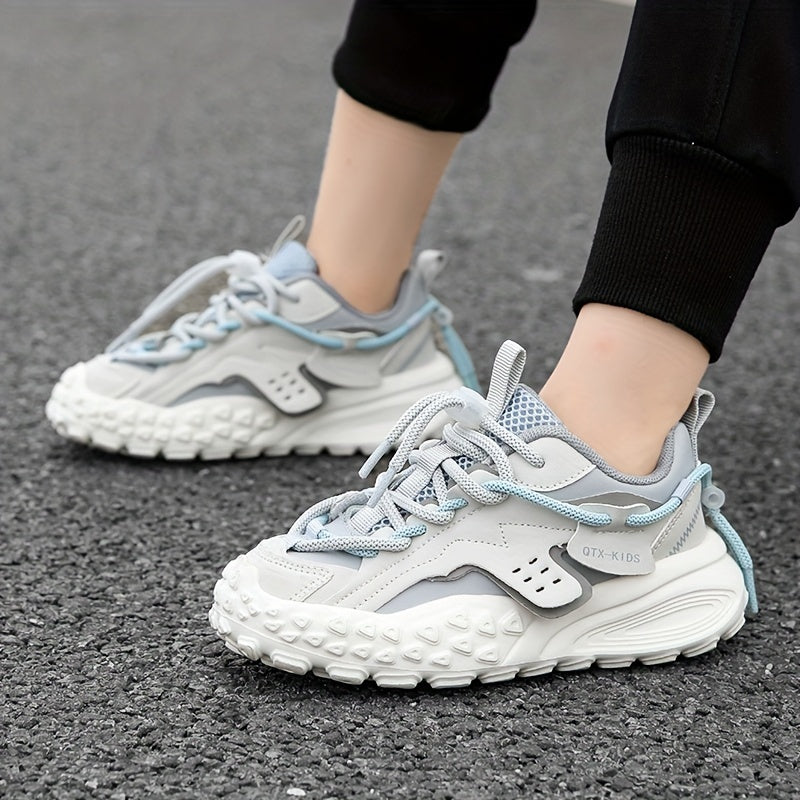 Girl's Chunky Shoes Comfy Soft Sole Sneakers For Kids