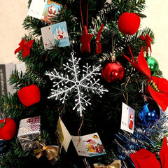12pcs Christmas Tree Decoration Snowflake Christmas Pendant