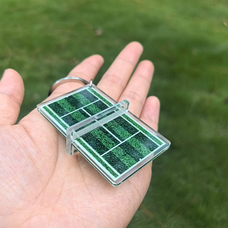 Badminton Keychain Souvenir Mini Tennis Pendant Table Tennis Keychain