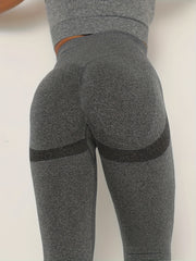 Seamless Hip Lifting Yoga Leggings High Waist Workout Pants