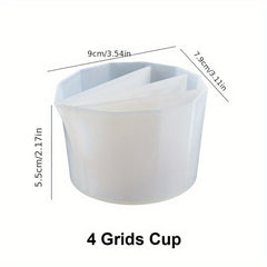 Silicone Pouring Split Cup Measuring Cup for Resin Tools