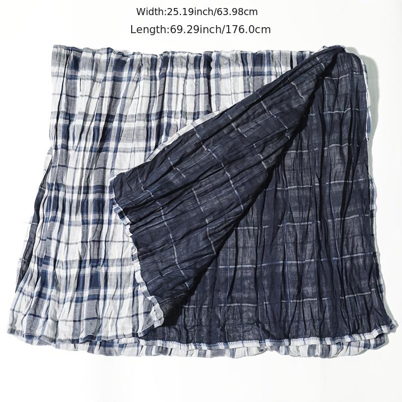 Plaid Scarf to Keep Warm Soft Lightweight