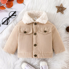 Baby Fleece Thermal Jacket Button Down Coat