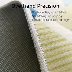 Geometric Pattern Retro Style Area Rug Washable Non-slip