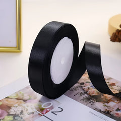 86m Polyester Stain Ribbon for Gift Wrapping, Bow Making, Wedding Deco