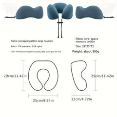 Memory Foam U-Shaped Camping Neck Pillow