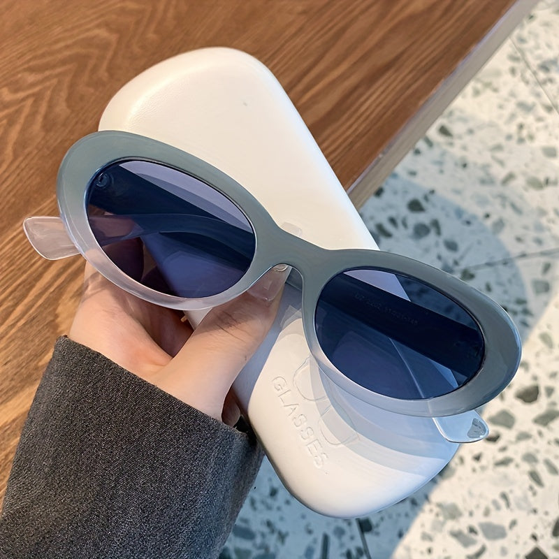 Polarized Oval Sunglasses UV400 Beach Party Club Glasses