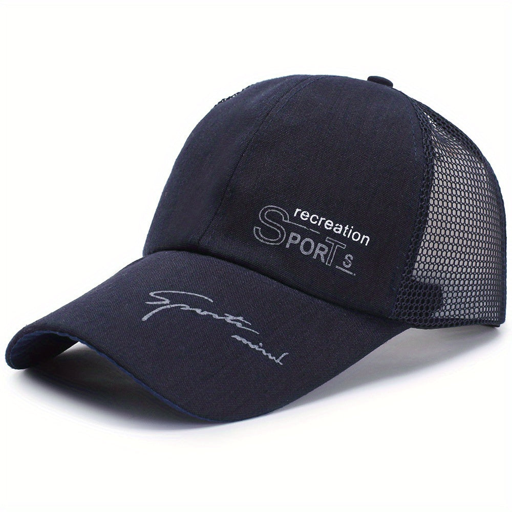 Men's Summer SPORT Mesh Hat Outdoor Fishing Cap