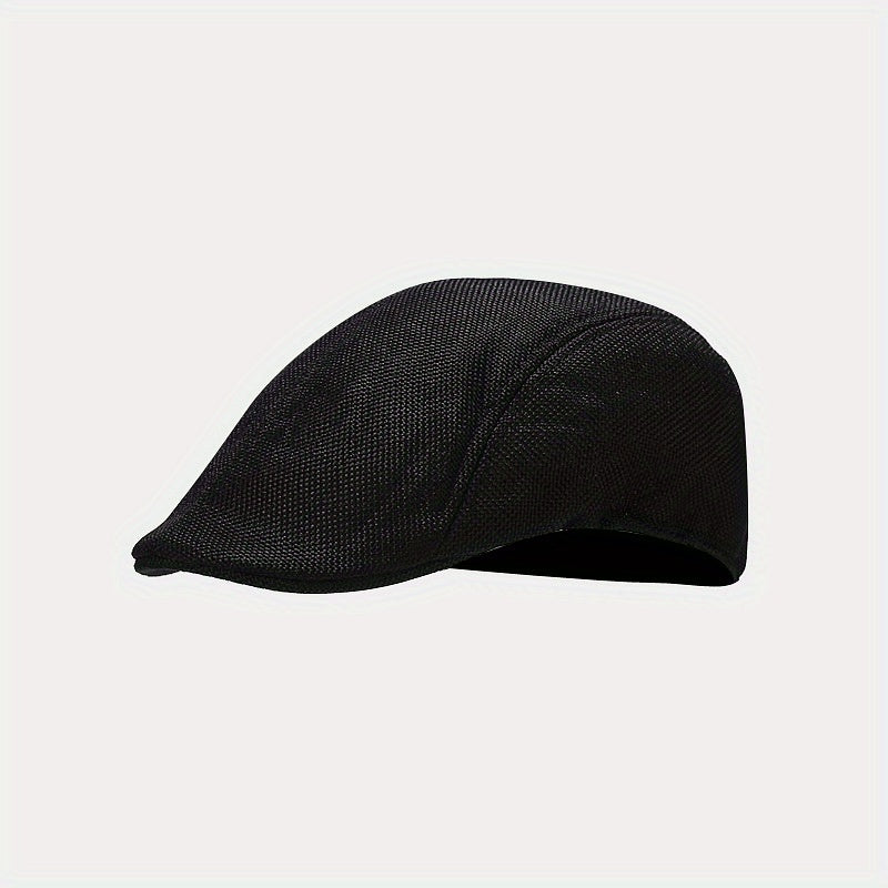 Adjustable Ear Protection Newsboy Cap for Dad Men Women Spring Autumn
