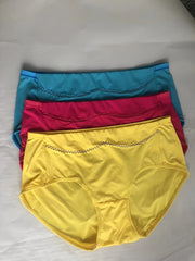 3 Pack Plus Size Panties Set High Waisted Stretchy Comfort 3pcs