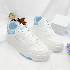 Women's Letter Graphic Lace Up Platform Sneakers
