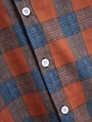 Men's Plaid Long Sleeve Shirt Spring Autumn