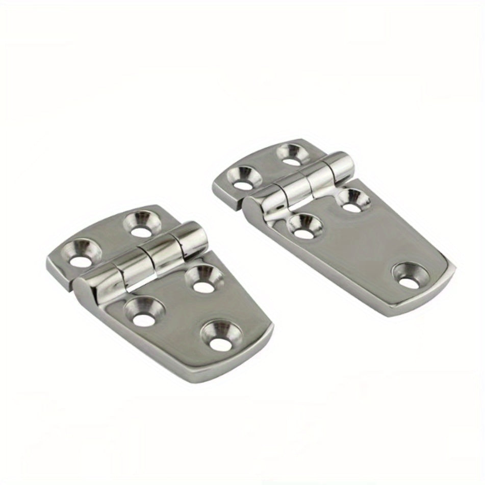 1pc Marine Yacht Polishing Bend Plate Corner Hinge 316 Stainless Steel 5 Holes