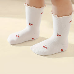 5pairs Baby Boys Girls Anti-skid Floor Socks Breathable Comfy Socks