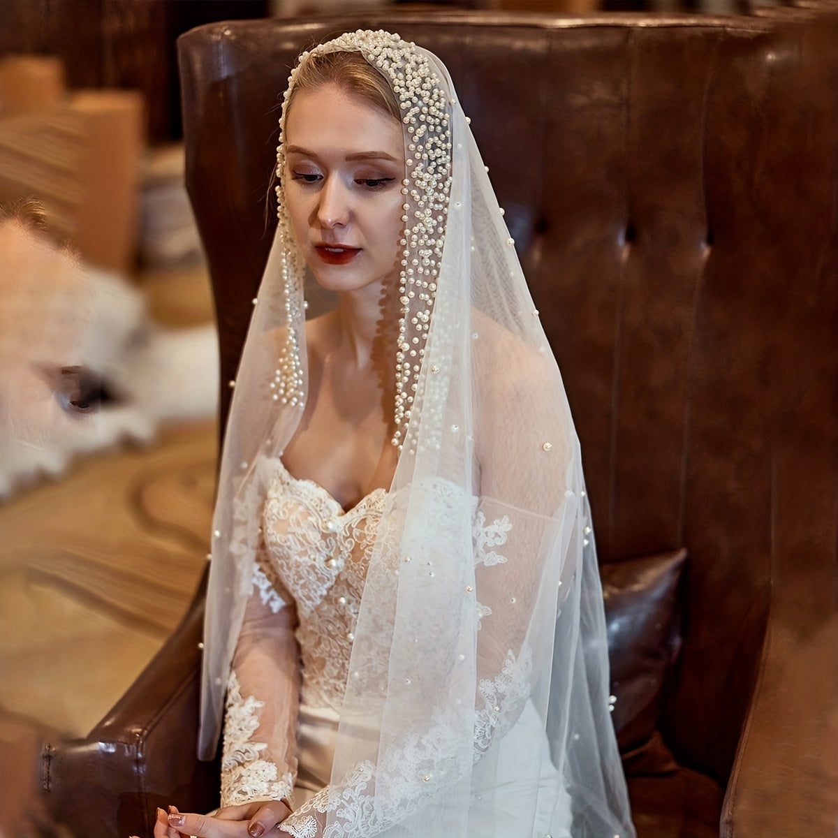 Baroque Wedding Veil With Comb Bride Cathedral Veil Long Veil Wedding Decal