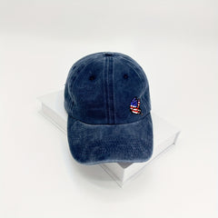 Butterfly Embroidery Baseball Cap Dad Hats Distressed Adjustable Sun Hats