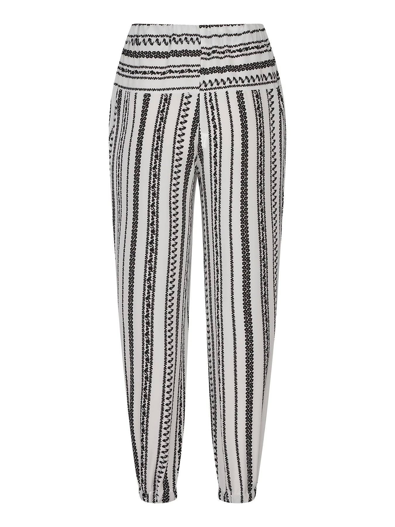 Boho Pockets Tie Front Pants Casual Loose Pants