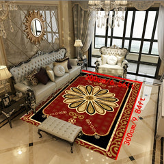 Vintage Floral Area Rug Non Shedding Floor Carpet Living Room Bedroom