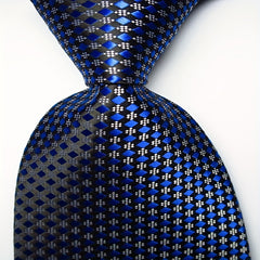 Men's Plaid Jacquard Necktie
