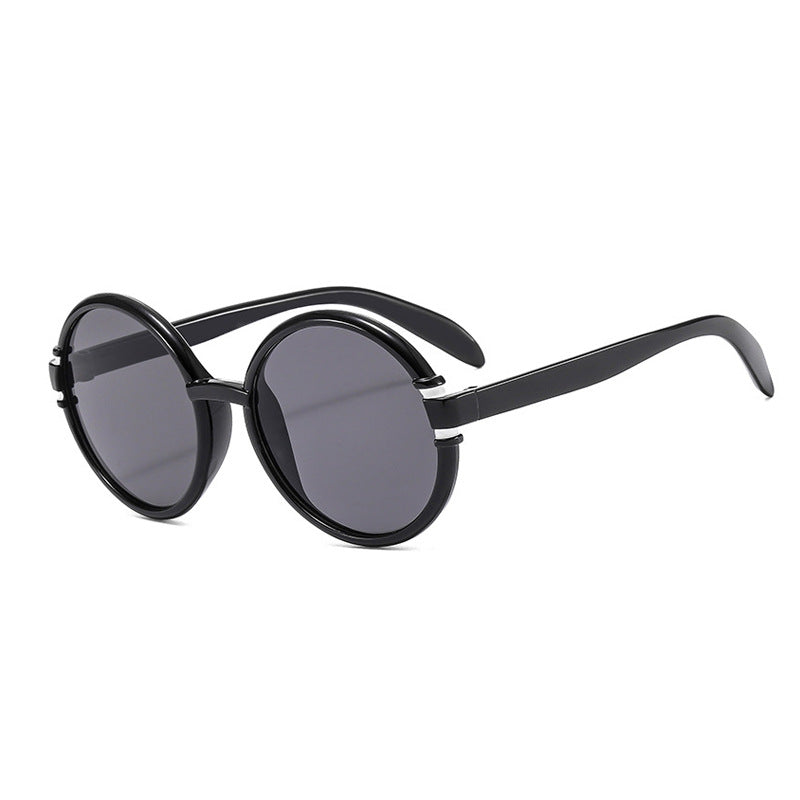 Men's Retro Round Frame Sunglasses