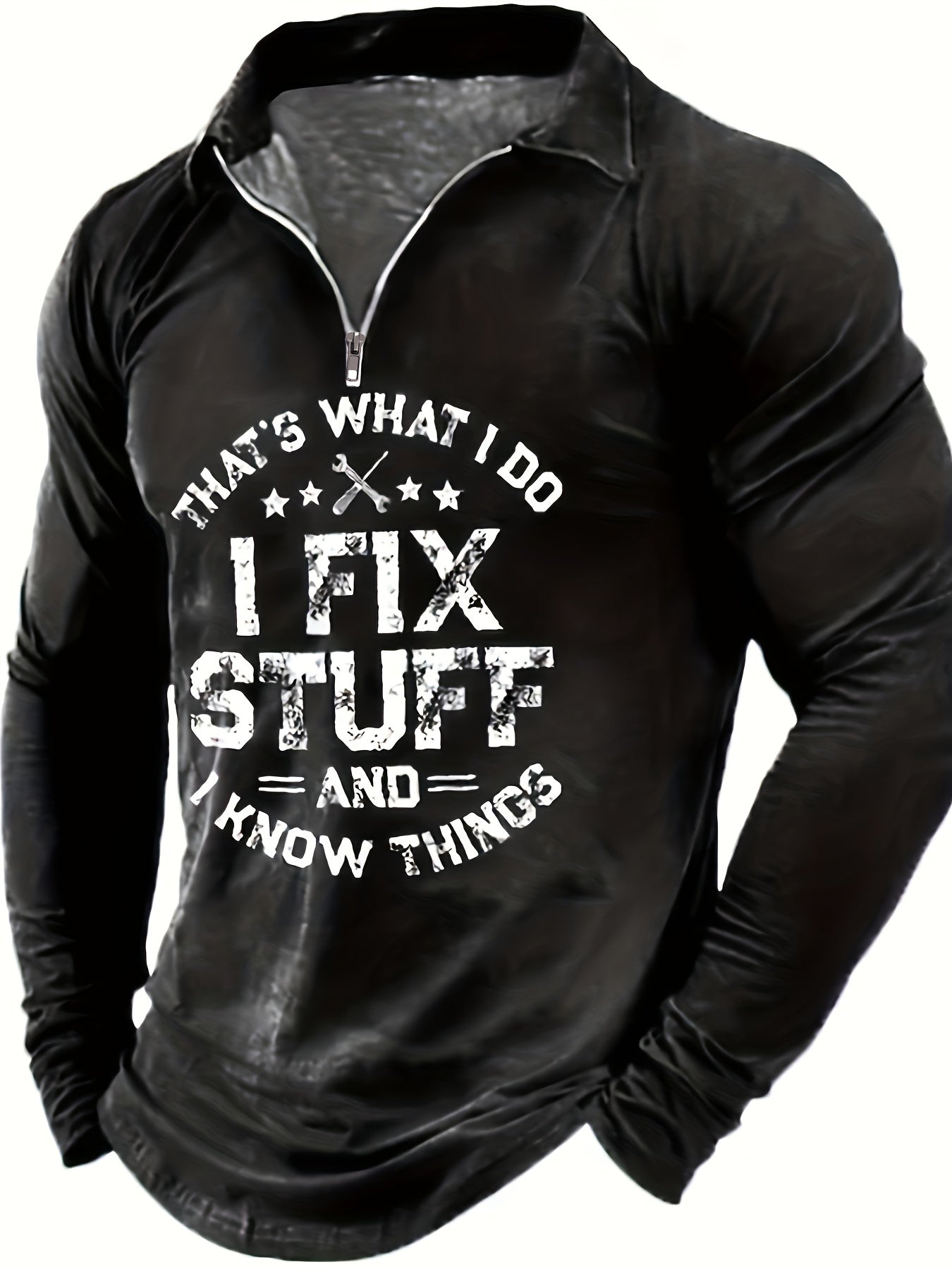 Men's Casual Custom Fit Long Sleeve Shirt