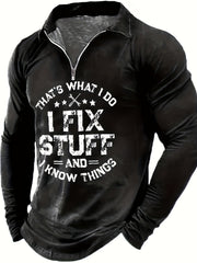 Men's Casual Custom Fit Long Sleeve Shirt