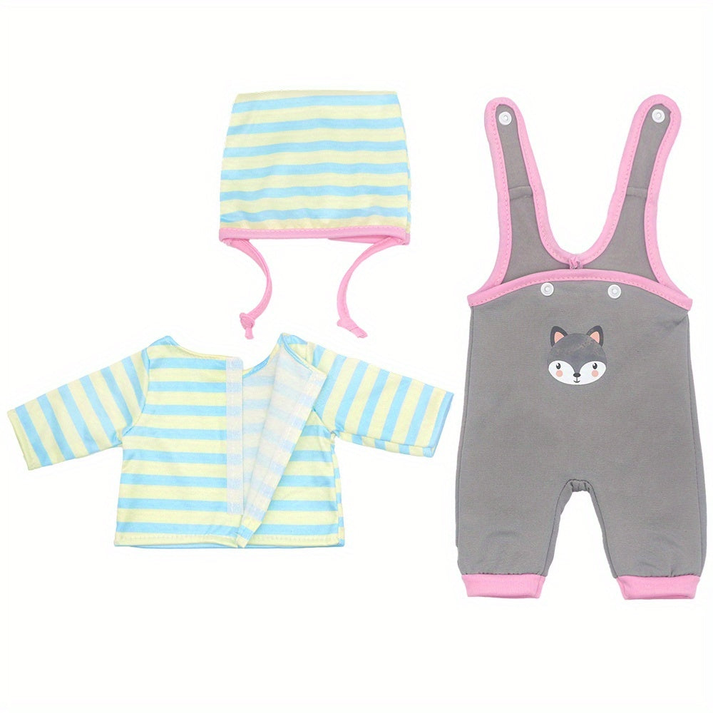Animal Pattern Doll Clothes Set for 12-16" Dolls