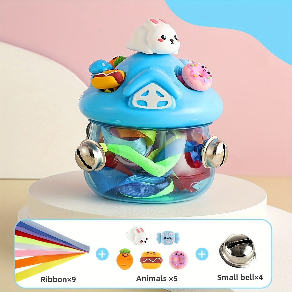 Colorful Pull String Toy for Babies Montessori Early Education Toy for Toddlers