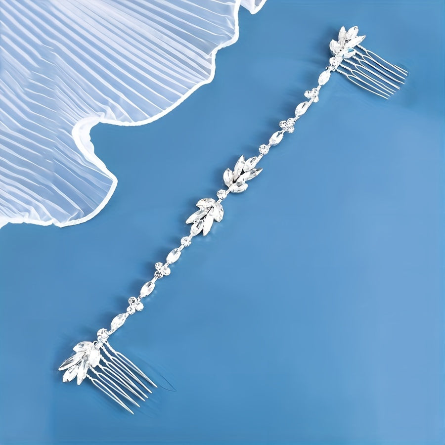 Crystal Hair Comb Bridal Insert Comb Wedding Jewelry