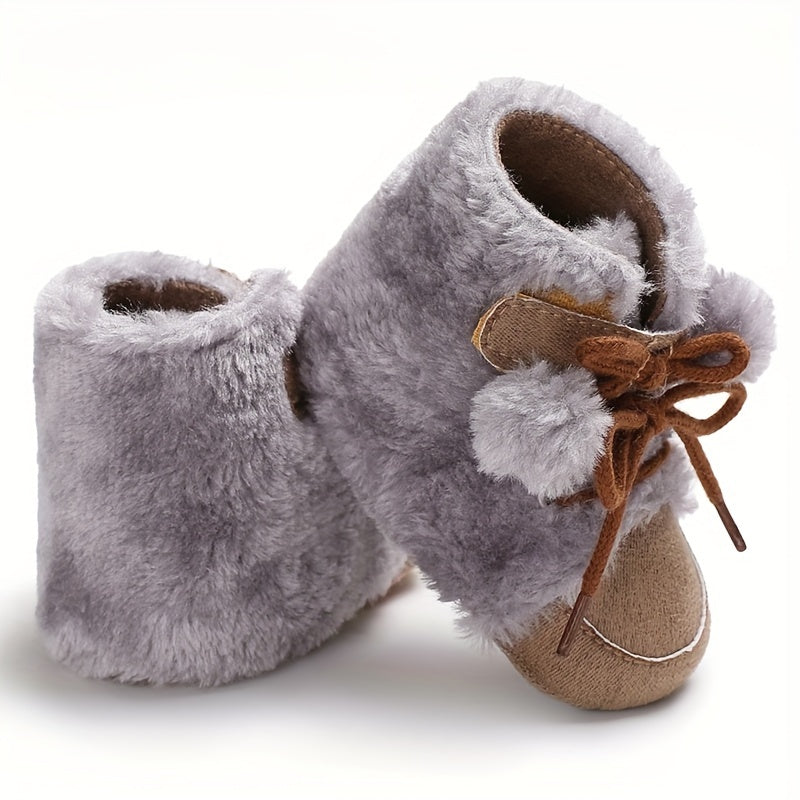 Soft Warm Cartoon Boots for Girls | Indoor Walking Boots