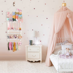 Hair Accessories Hanging Storage Organizer for Baby Girls Room