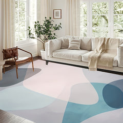 Soft Fluffy Plush Area Rugs Geometric Shaggy Rugs for Bedroom Living Room