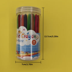 36 Washable Crayons for Kids Non Toxic Easy Clean Art Supplies