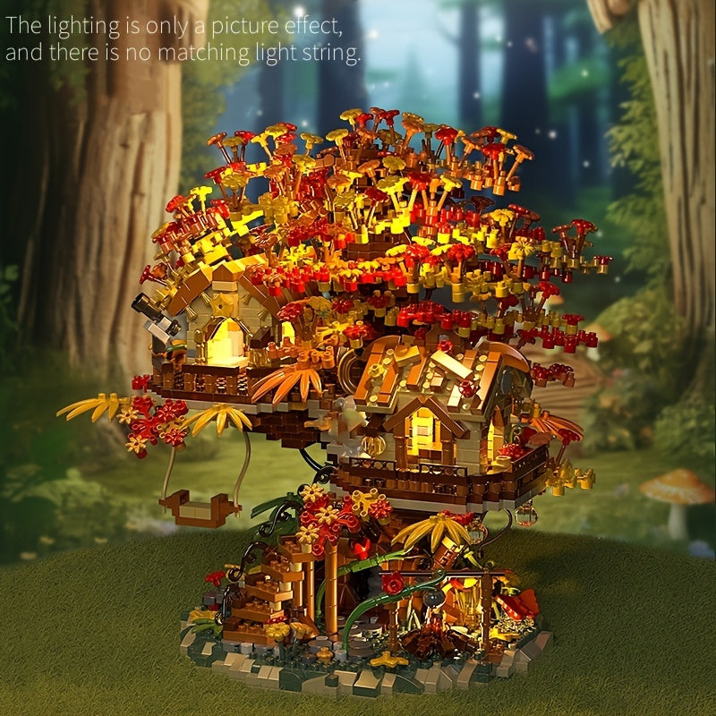 Autumn Tree House Small Building Block Set