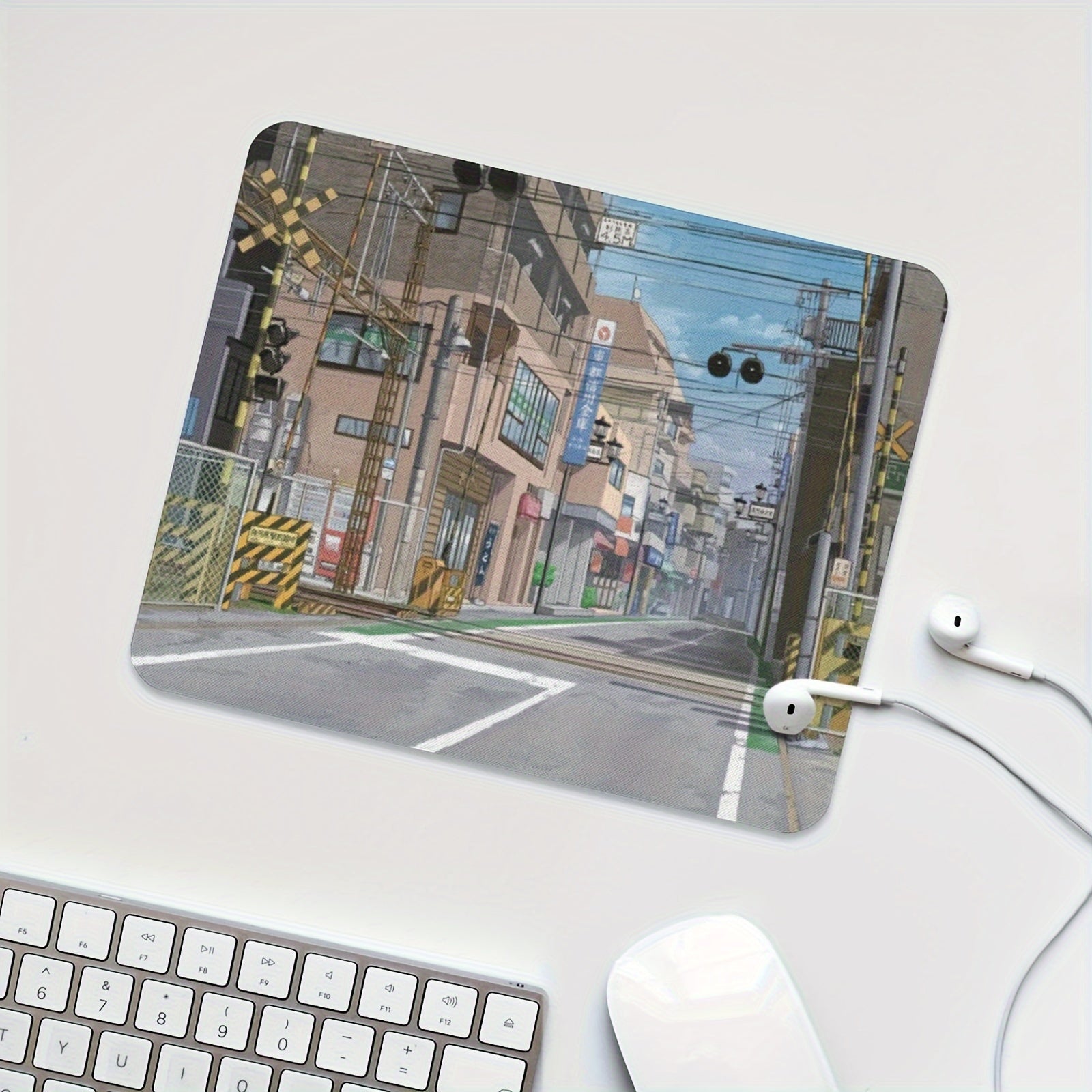 Japanese Street Culture Mouse Pad Non Slip Rubber Base Waterproof Mouse Mat