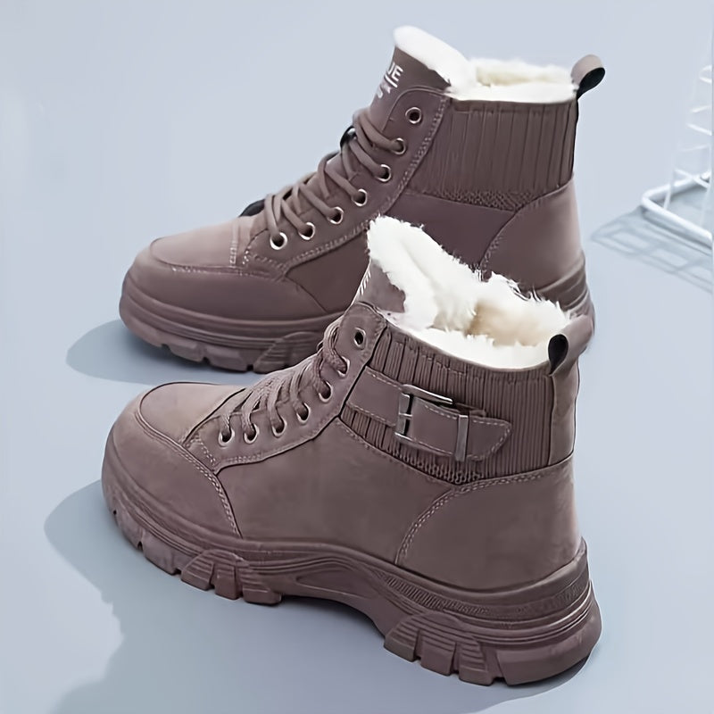Thickened Medium Tube Snow Boots Warm Sneakers Women's Footwear