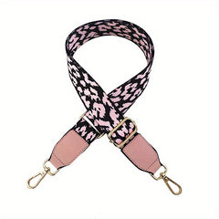 Leopard Pattern Bag Strap All Match Ethnic Strap Adjustable Travel