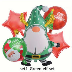 Christmas Balloon Santa & Snowman Inflatable Party Decoration