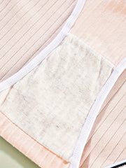 3 Pack Plus Size Casual Panties Set Women's Plus Solid Ribbed Panties