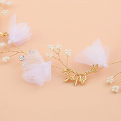 Bridal Hairband Fabric Flowers Headband Bridesmaid Children Wedding Headband