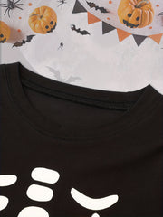 Halloween Little Kids Long Sleeve T shirt Trousers Set