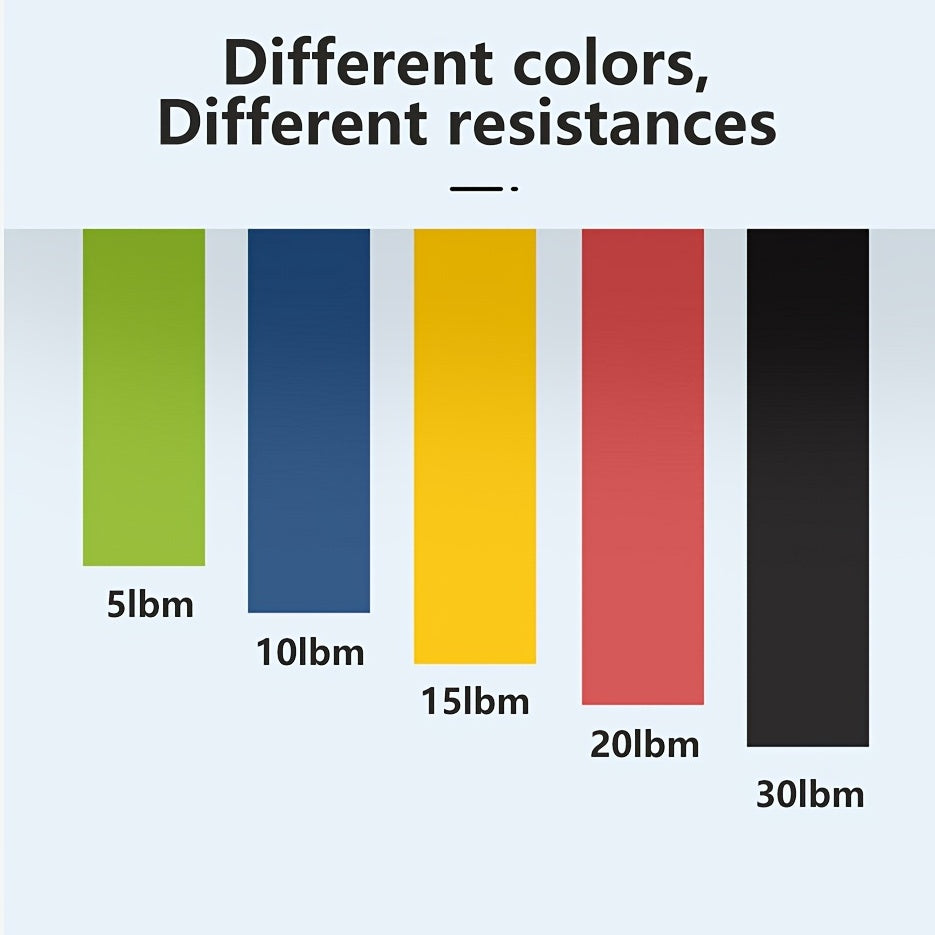 Latex Yoga Resistance Band Fitness Elastic Band Tension Band Squat