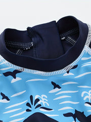 Whale Boys' Swimsuit & One Piece for Surfing Fun